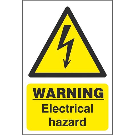 warning signs for electrical hazards